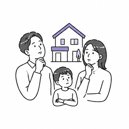子どもの将来を考えて落ち着いた環境が欲しい